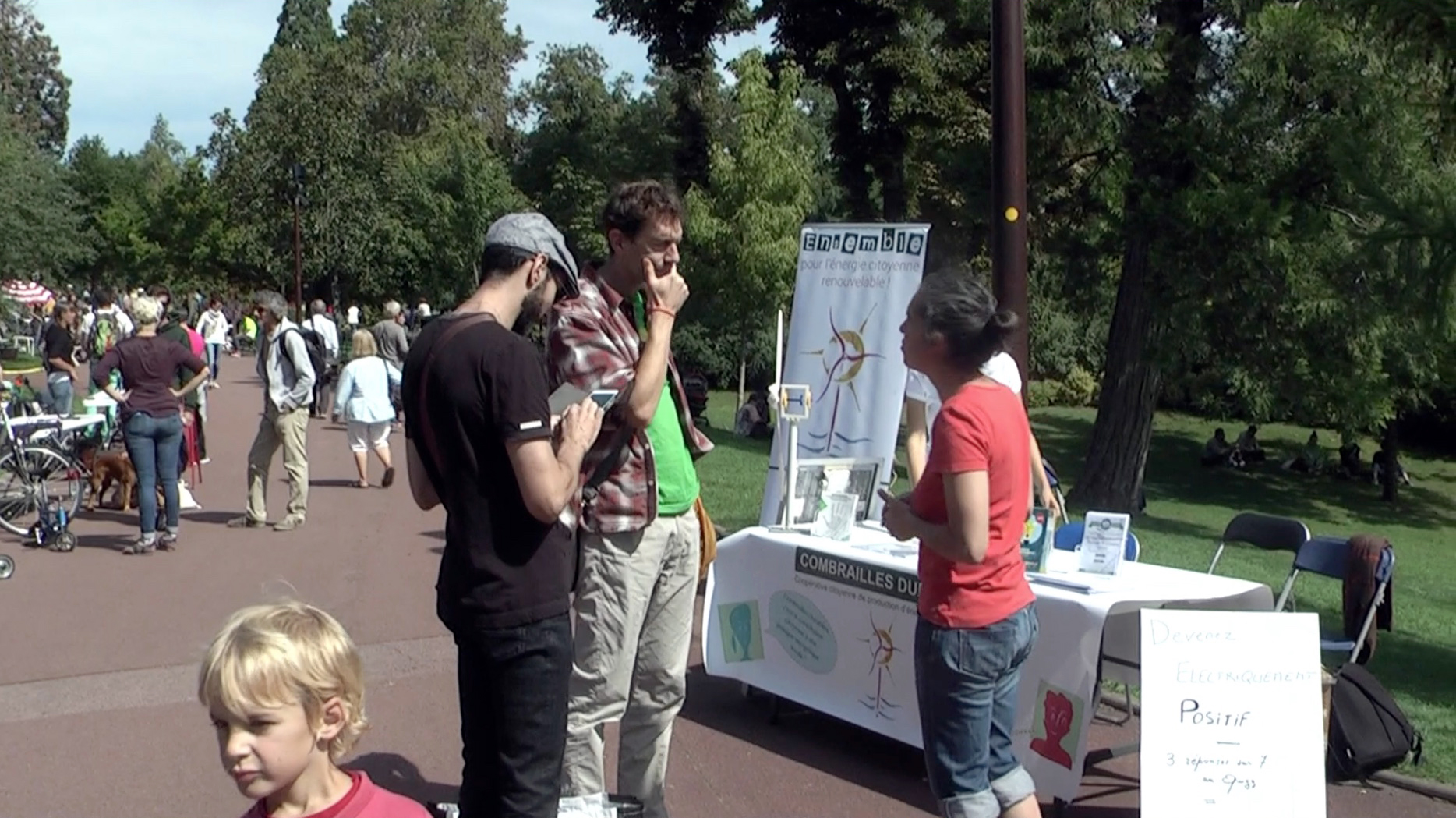 Notre stand au Jardin Lecocq © Combrailles Durables