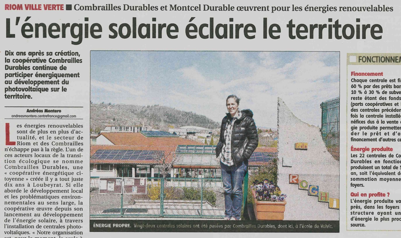 4/2019 La Montagne Riom